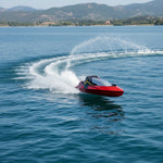 Fast 20 MPH remote control racing boat for outdoor water fun