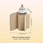 portable baby bottle warmer compatible with straight baby bottles up to 7.2 cm
