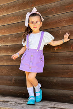 Three-piece baby girl summer clothing set with coordinated outfit pieces