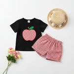 Toddler boys summer T-shirt with playful applique detail