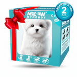 Adorable stuffed puppy toy for children's playtime and cuddles
