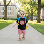 Toddler boys summer T-shirt with playful applique detail