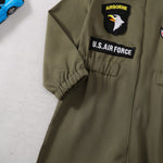Toddler boys pilot outfit for pretend play and dress-up