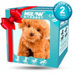 Adorable stuffed puppy toy for children's playtime and cuddles